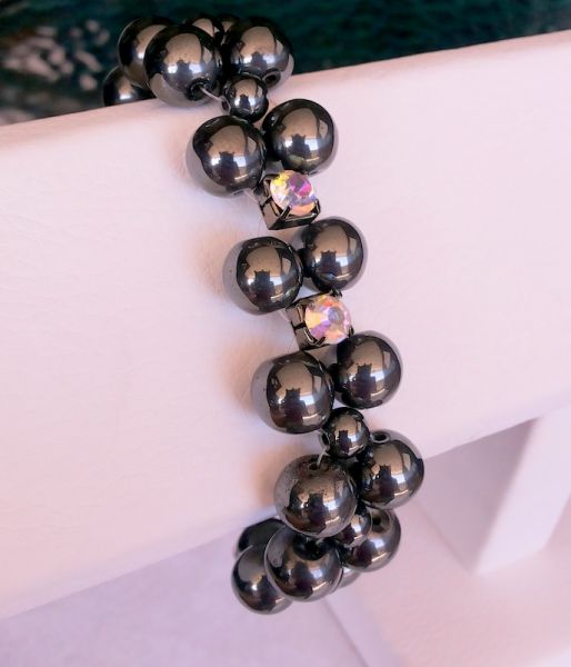 Pulseira Entrelaçada Hematita